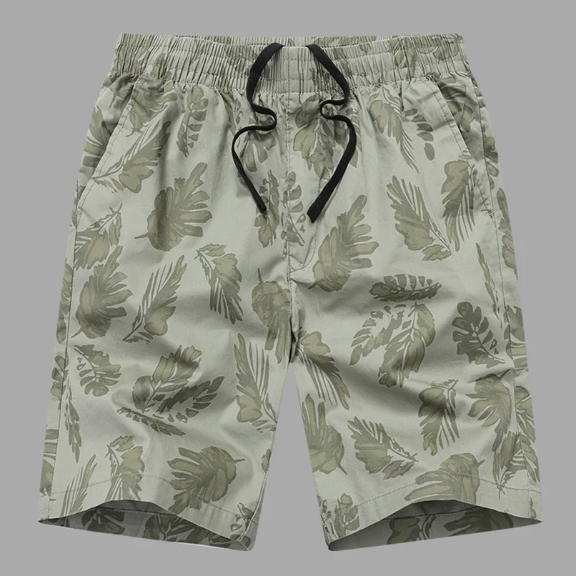 Men's Cotton Palmline Shorts - Comfortable and Stylish Summer Wear