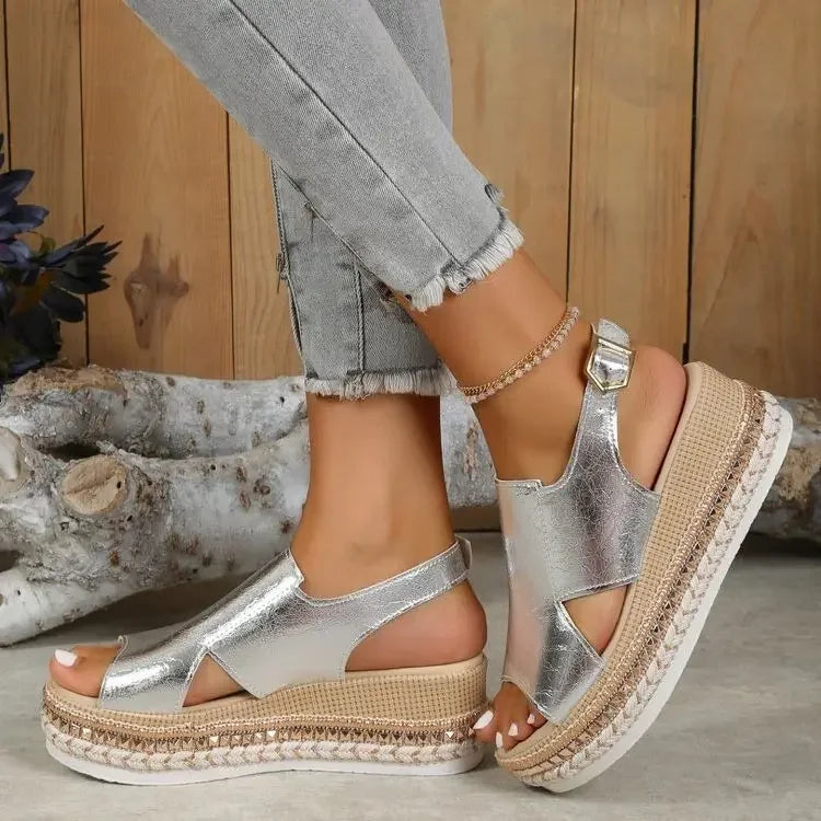 Women's Elegant Wedge Sandals-MODAUTLET