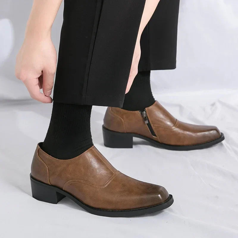 Men's Comfortable Leather Shoes-MODAUTLET