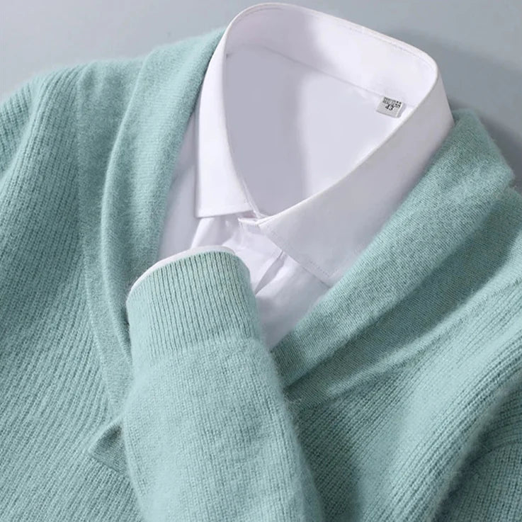 Men's Cashmere Pullover Sweater