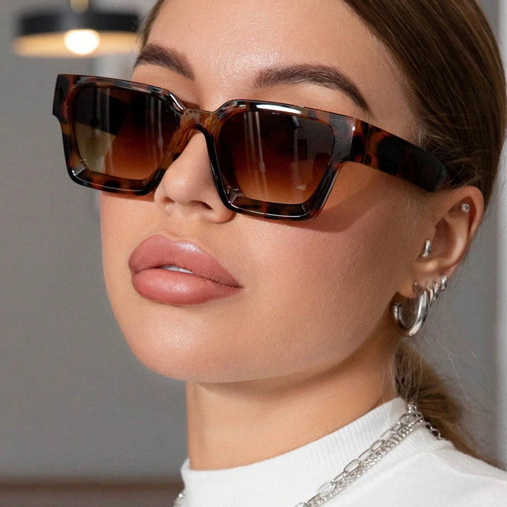 Retro Square Unisex UV400 Sunglasses-MODAUTLET