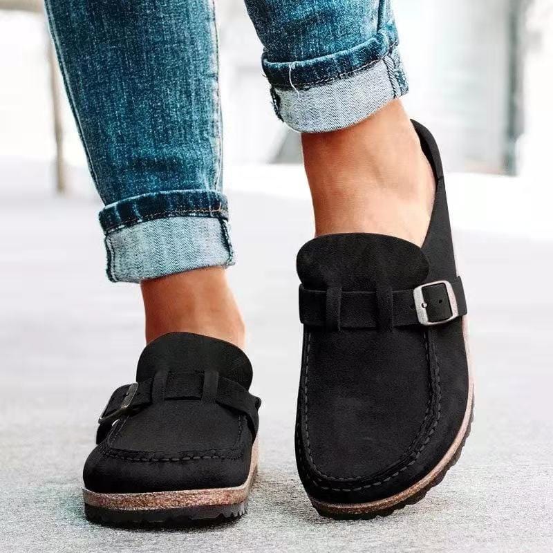 Women's Orthopedic Loafers - Bolivia Style Black