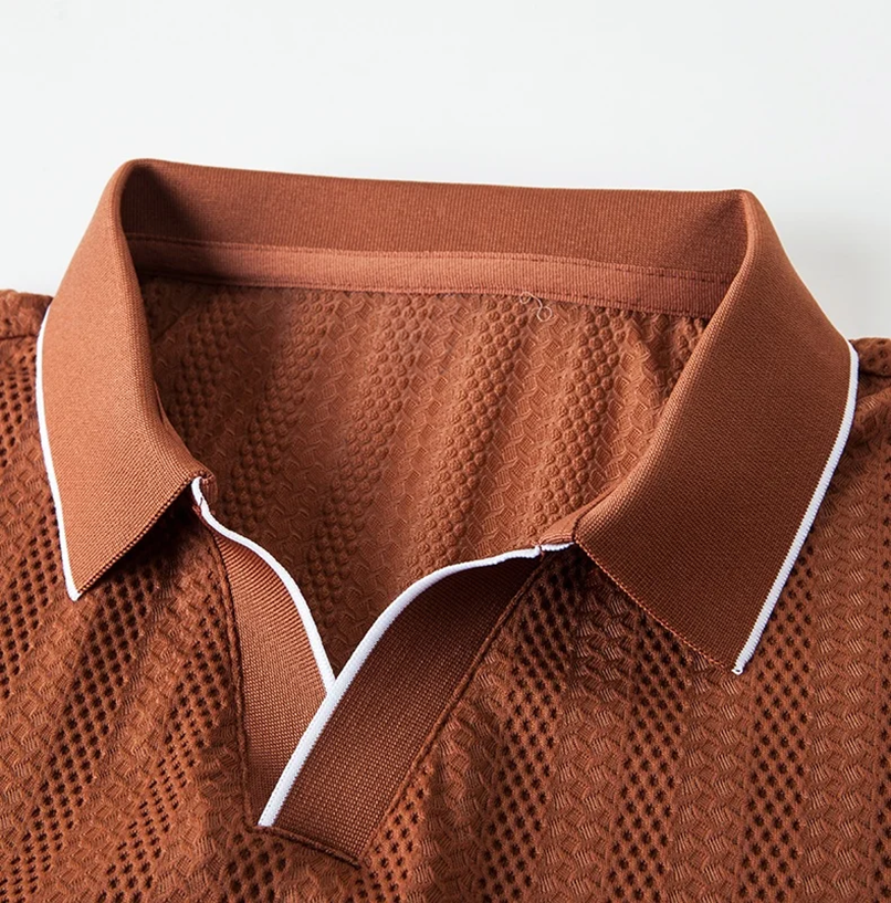 Men's Airknit Polo Shirt - Voss Vander Style-MODAUTLET