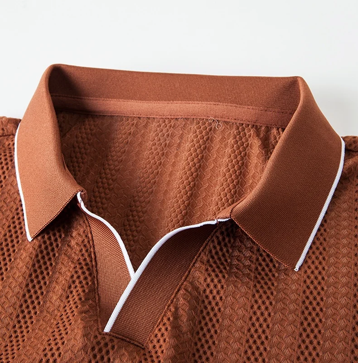 Men's Airknit Polo Shirt - Voss Vander Style-MODAUTLET