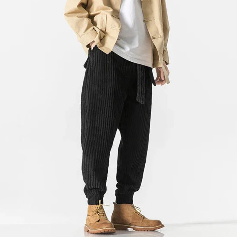 Men's Fleece Corduroy Pants - Ridgeway Style-MODAUTLET