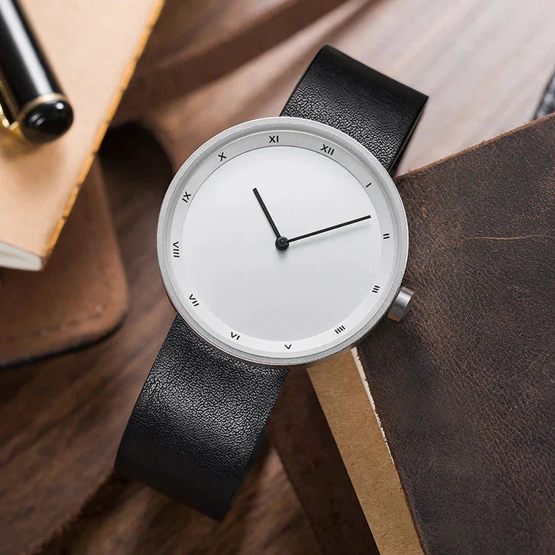 Minimalist Roman Numeral Wristwatch for Men – Timeless Elegant Design-MODAUTLET