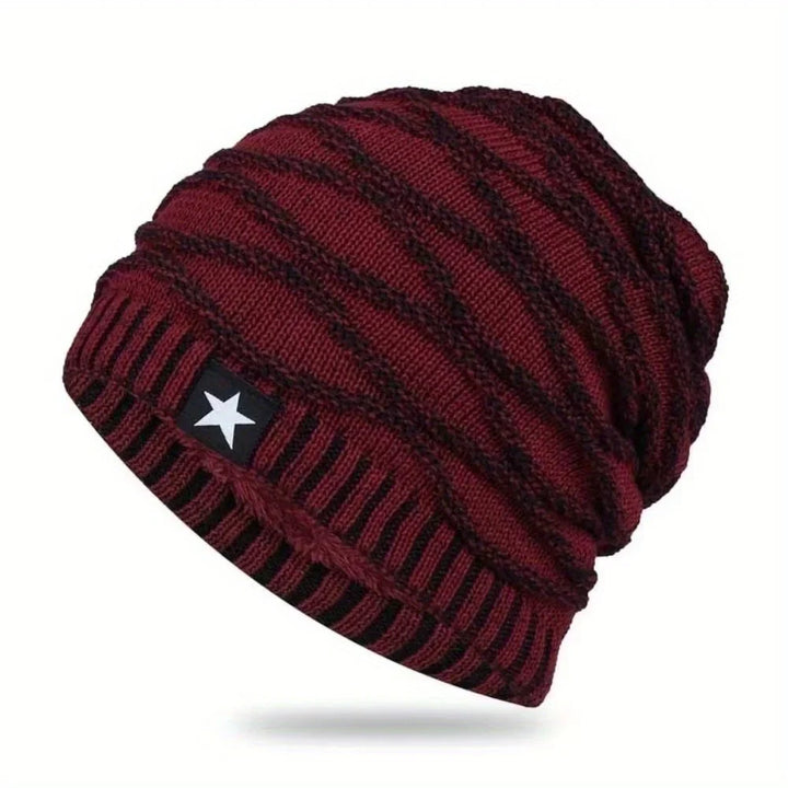 Unisex Fur-Lined Slouchy Winter Beanie-MODAUTLET