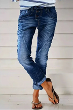 Elegant Stretch Pants for Women Stylish and Comfortable Dark blue