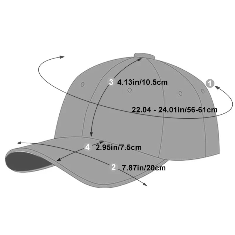 Unisex Vintage Cowhide Leather Baseball Cap – Adjustable Military Style