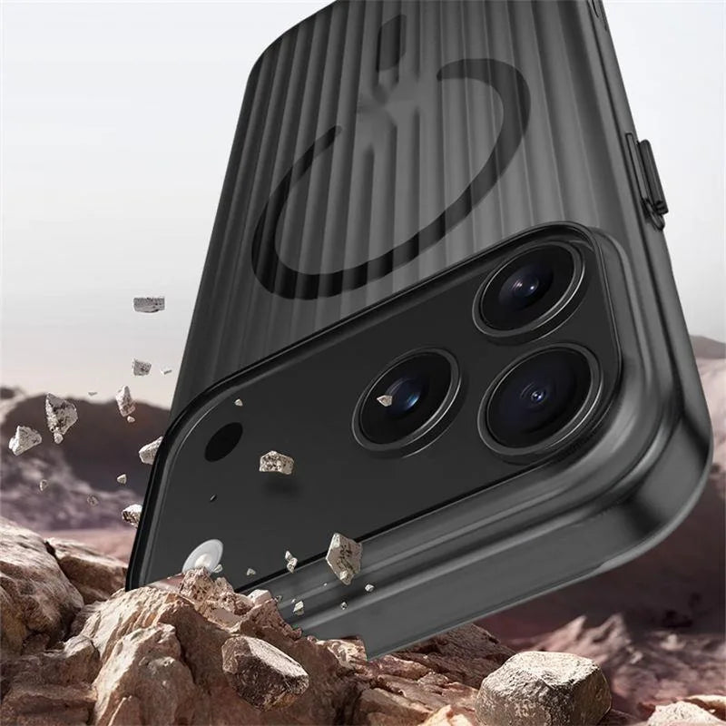 MagSafe Compatible iPhone Case with Ripple Design-MODAUTLET