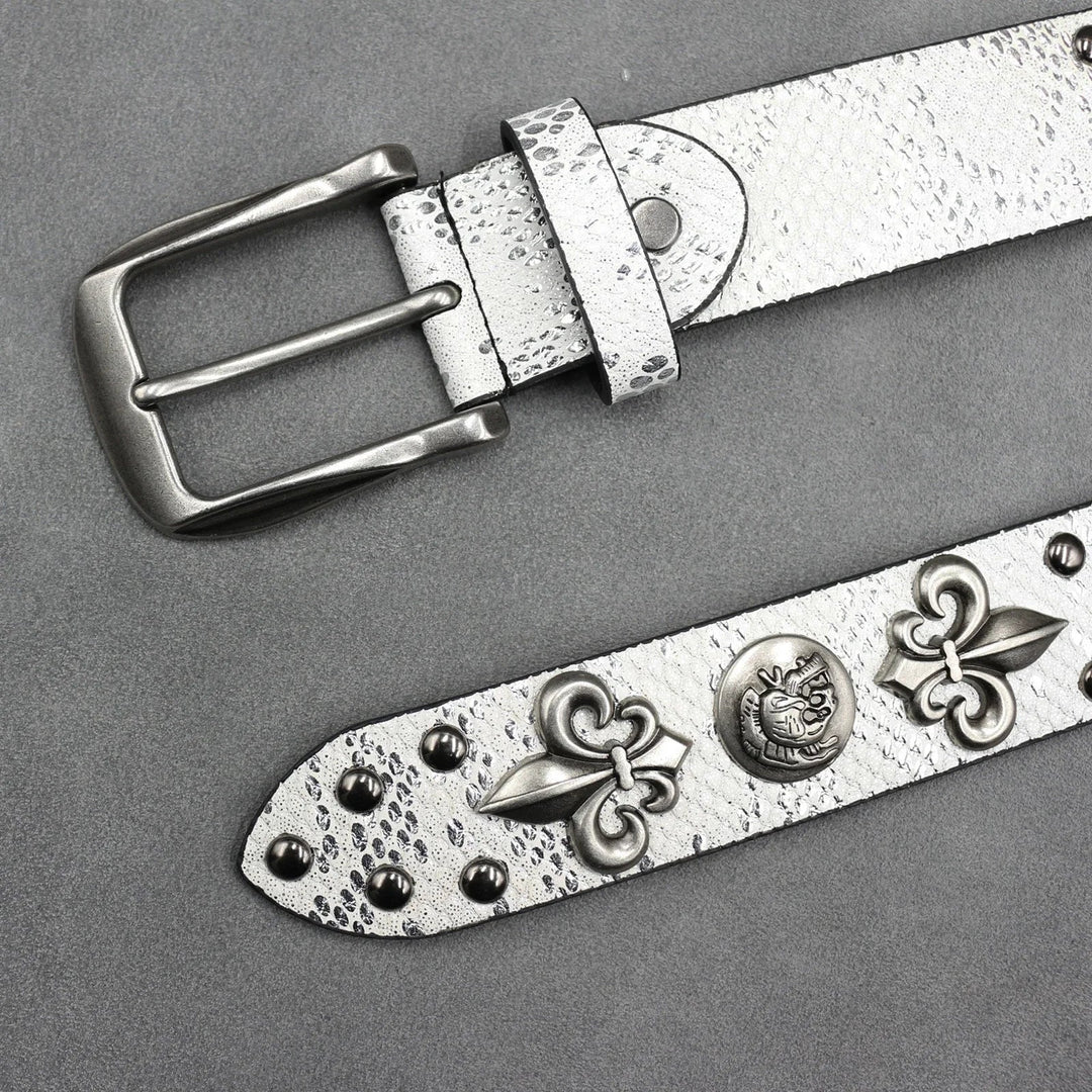 Studded Fashion Belt for Stylish Looks-MODAUTLET