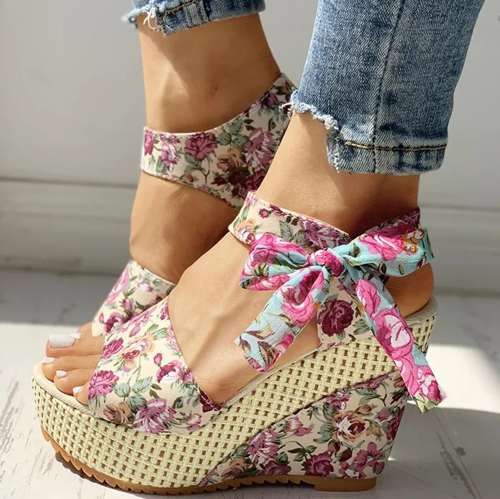 Women's Stylish Wedge Sandals Pink
