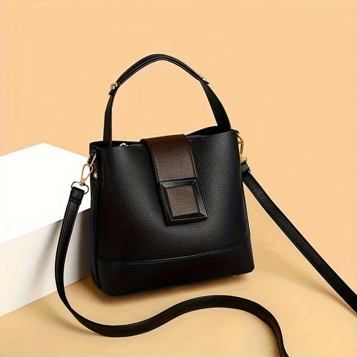 Pebbled Arc Handbag - Stylish and Versatile-MODAUTLET