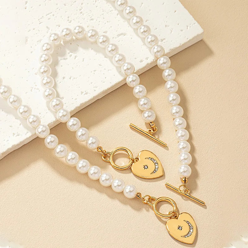 Elegant Pearl Jewelry Set