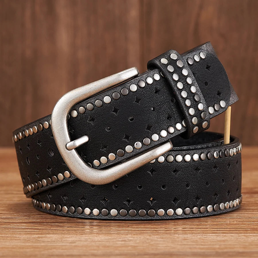 Star-Studded Fashion Belt-MODAUTLET