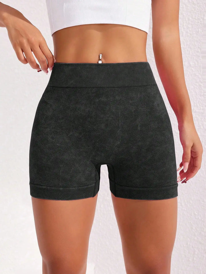 Women's High Waist Quick-Dry Yoga Biker Shorts for Fitness and Workouts