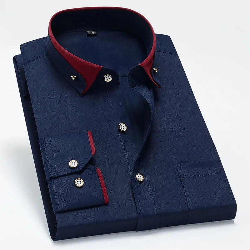 Men's Avant Garde Button-Down Shirt-MODAUTLET