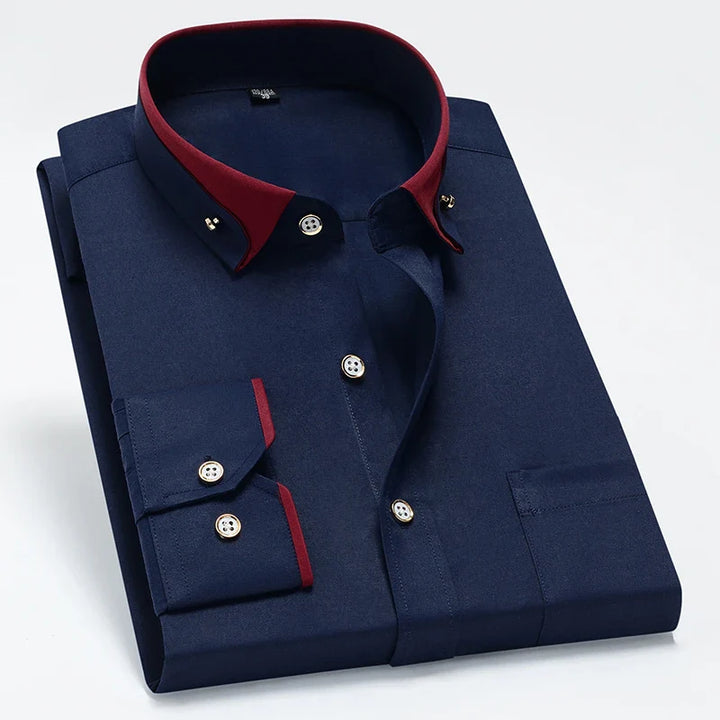 Men's Avant Garde Button-Down Shirt-MODAUTLET