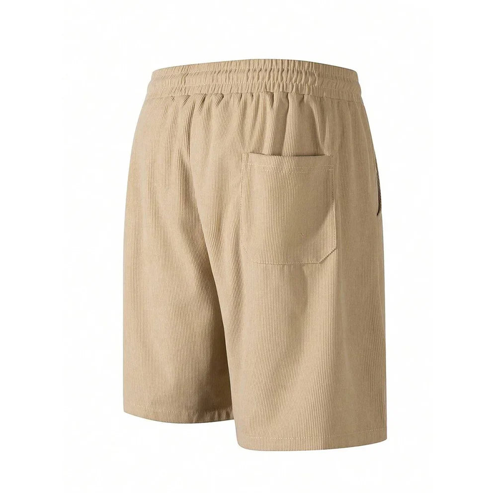Men’s Velvet Drawstring Shorts-MODAUTLET