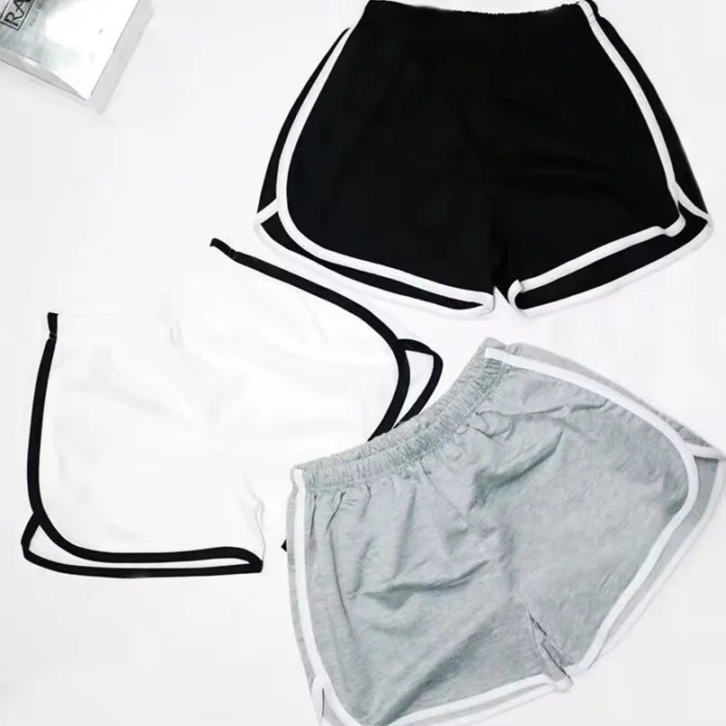 Women's Loose Fit Elastic Shorts, Quick Dry Summer Running & Fitness