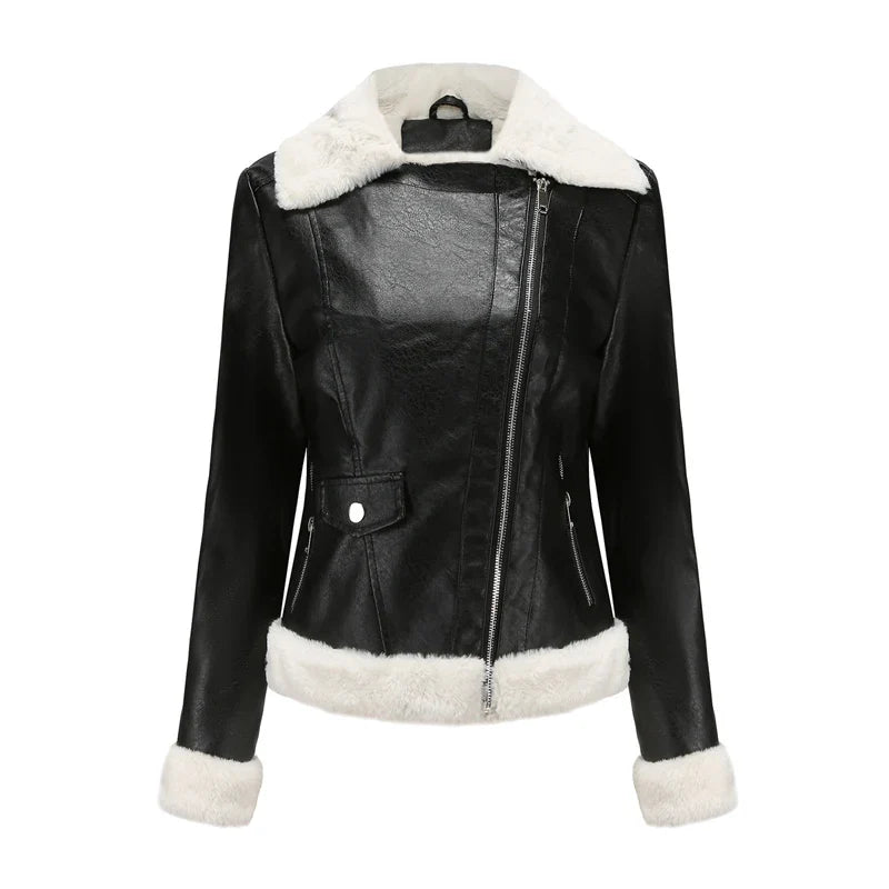 Women's Leather Jacket – Timeless Style and Durability. Black
