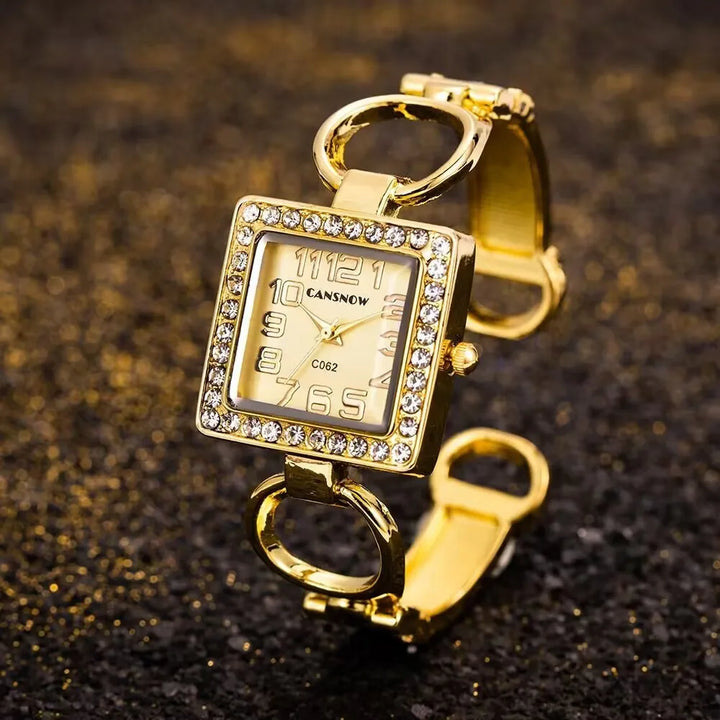 Elegant Gold Bracelet Watch for Women-MODAUTLET