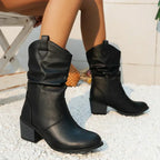 Women's Urban Chic Slouch Boots Black