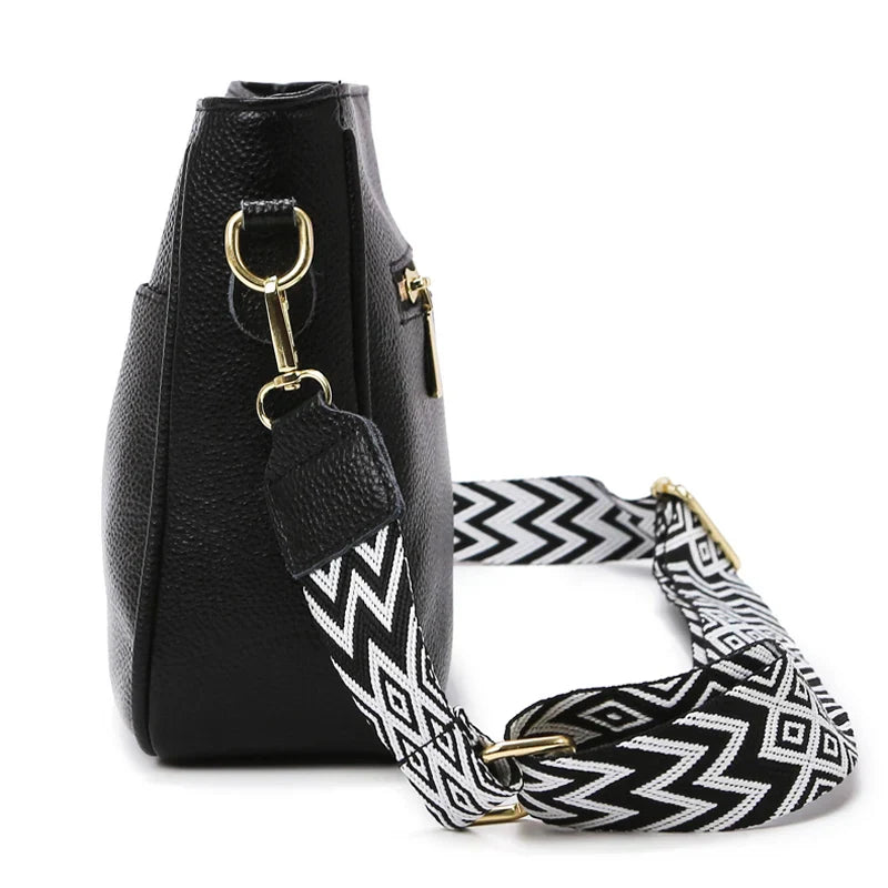 Women's Elegant Leather Shoulder Bag