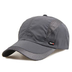 Quick‑Dry Mesh Sports Cap E10 Dark Gray 56-60cm