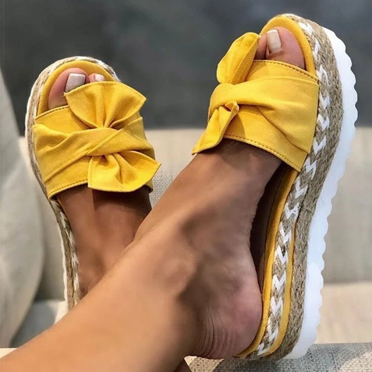 Women's Stylish Summer Sandals Yellow