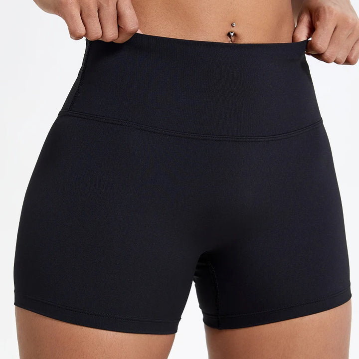 Women's Summer High Waist Buttock Lift Cycling and Workout Shorts