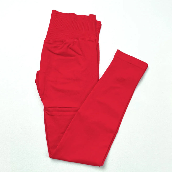Women's Push-Up Low-Rise Seamless Yoga Leggings for Fitness