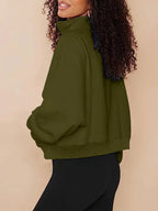 Women's Cozy Quarter-Zip Pullover Sweatshirt