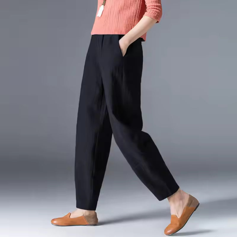 Women's Lightweight Summer Trousers-MODAUTLET