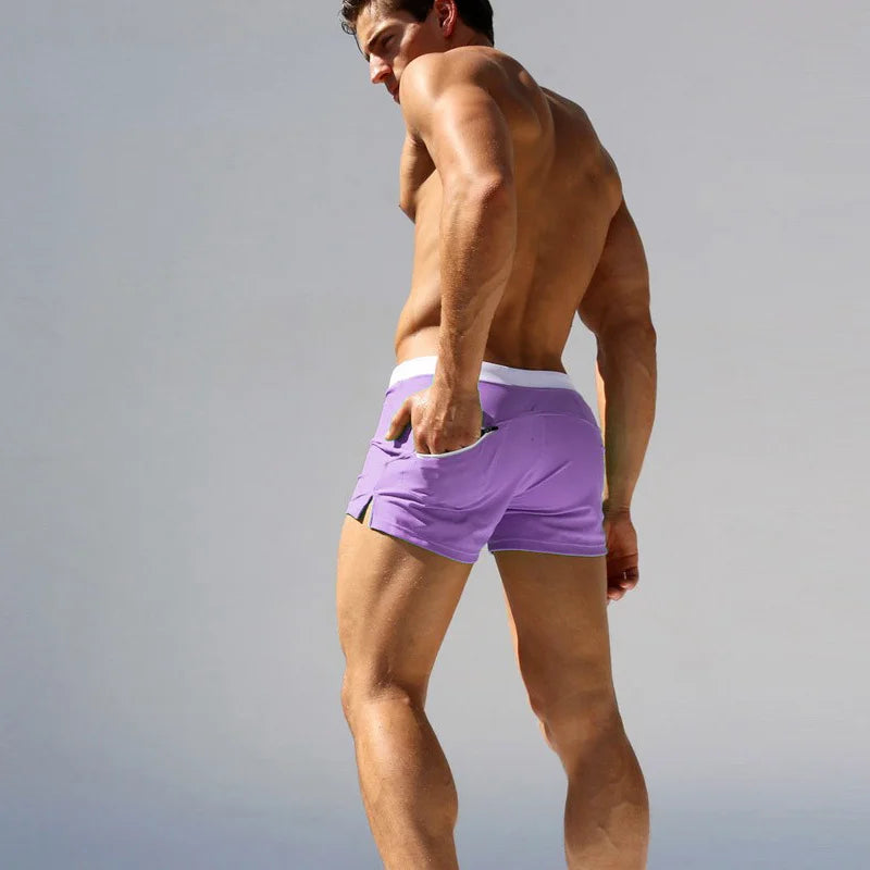 Men's Quick-Dry Swim Trunks-MODAUTLET