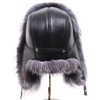 Eco Fur Hat Unisex Winter Ear Flap Trapper Hat Warmth