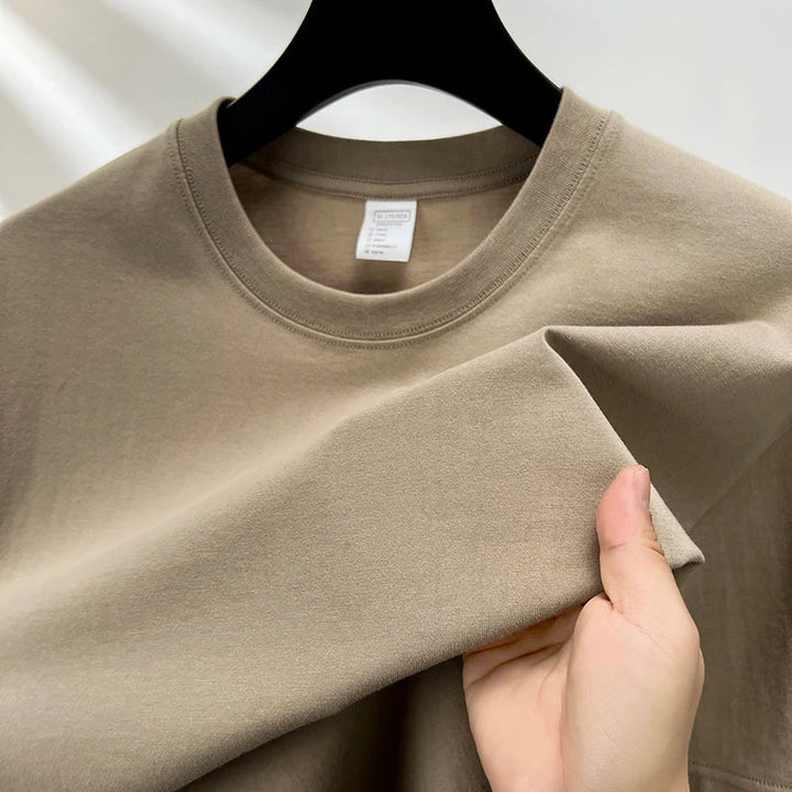 Herre blød afslappet T-shirt | Kortærmet