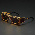 VANTAGE-X Sunglasses – Cyber-Luxe Visionary Eyewear Brown