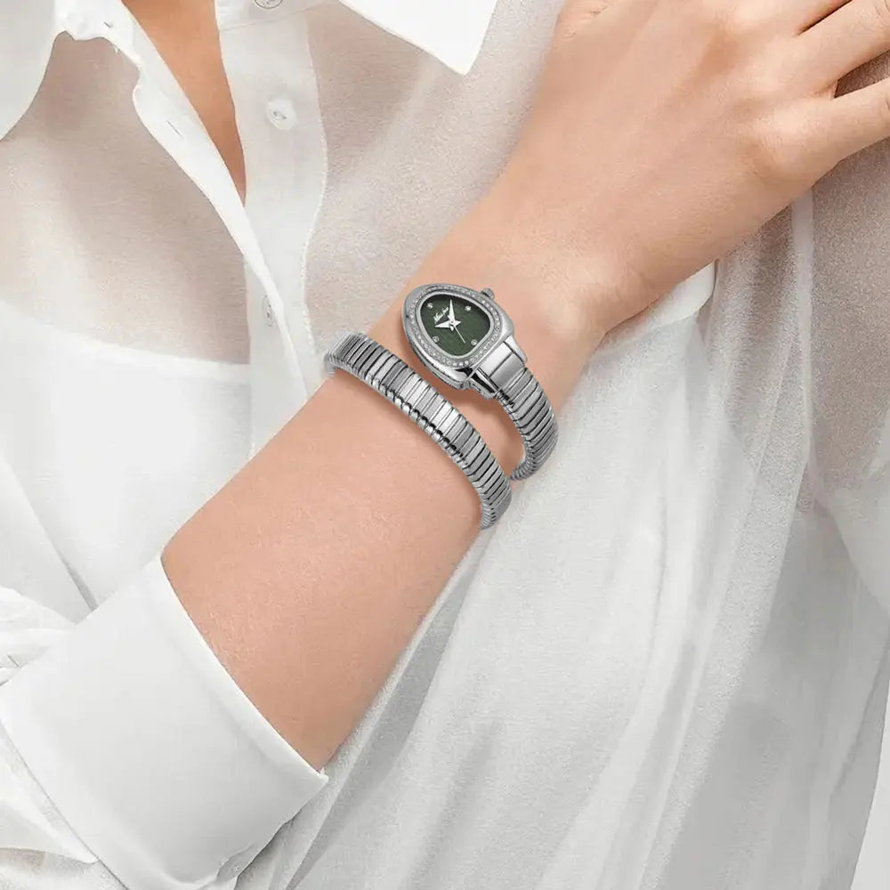 Elegant Serpent Bracelet Watch