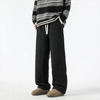 Men's Insulated Quilted Fleece-Lined Pants for Warmth