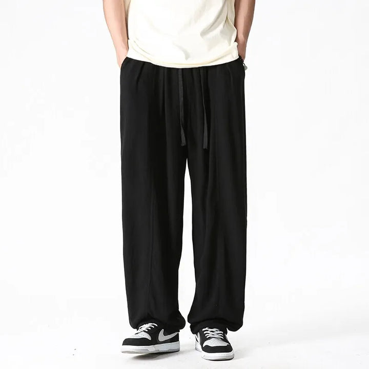 Men's Urban Breeze Linen Trousers-MODAUTLET