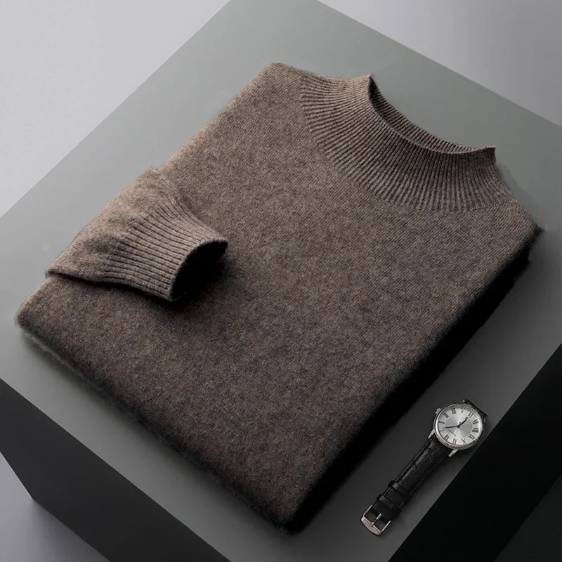 Men's Puro Sweater - Stylish and Comfortable Knitwear for Every Occasion Brown