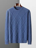 Men's Merino Wool Sweater in Meadow Green