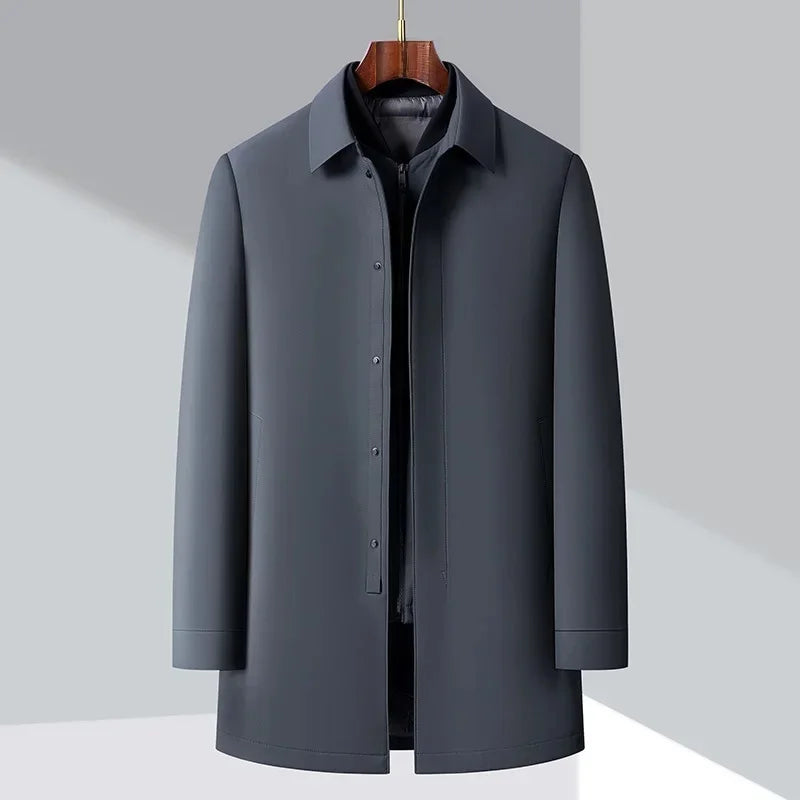 Men's Classic Kennington Trench Coat Jacket