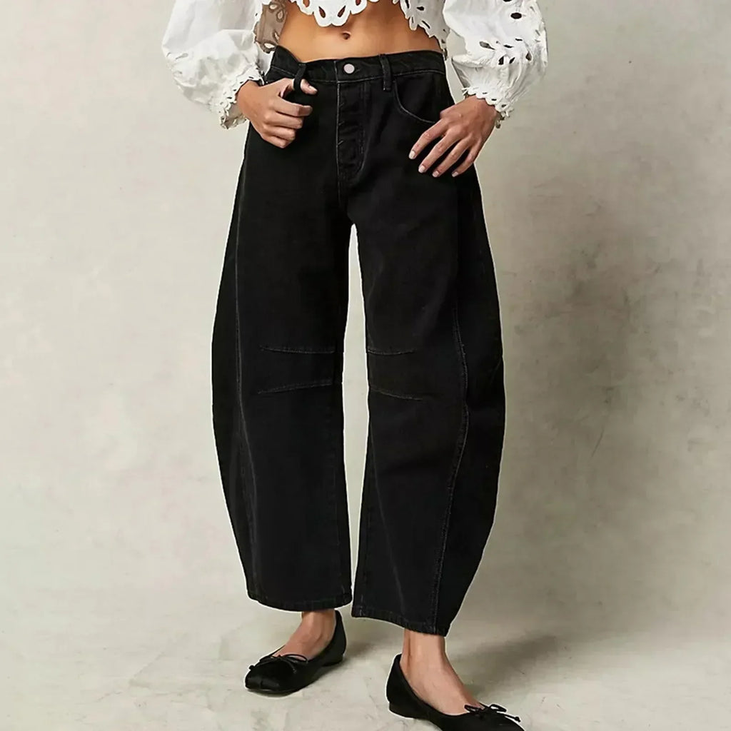 Ruby Wide leg Jeans Black