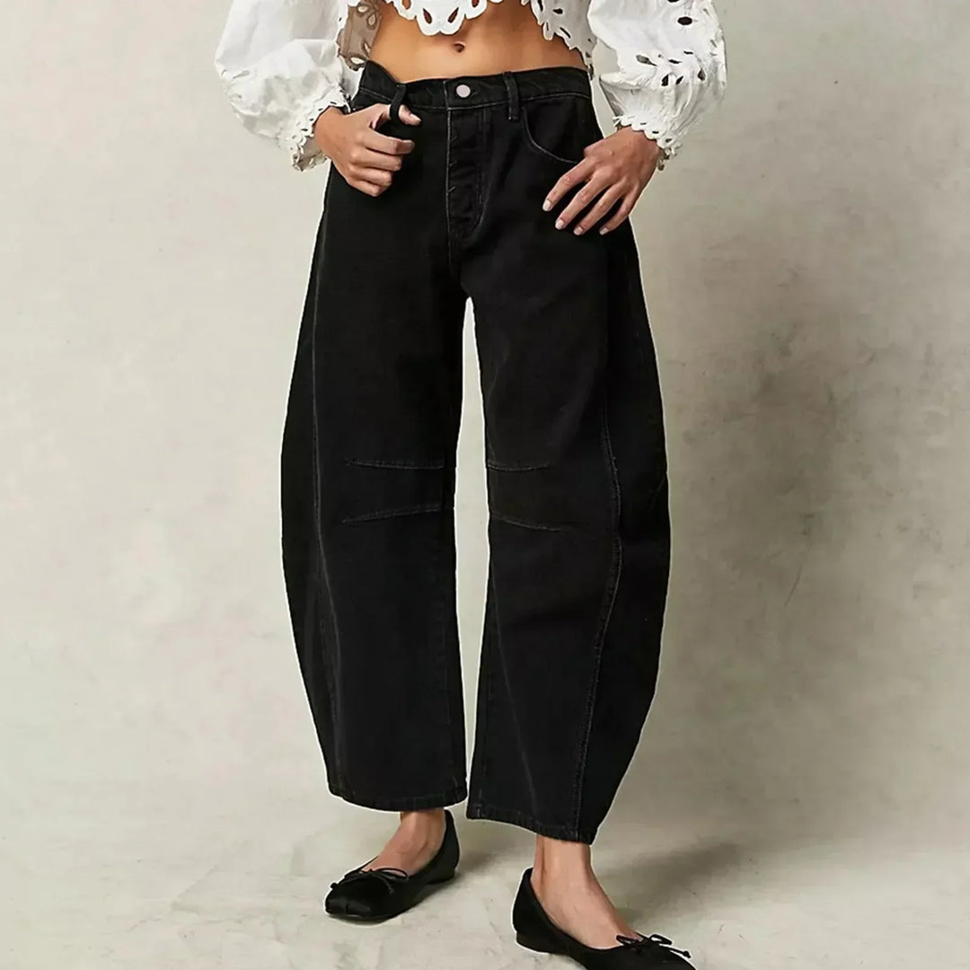 Ruby Wide leg Jeans-MODAUTLET
