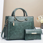 Elegant Handbag Set for Stylish Women Green