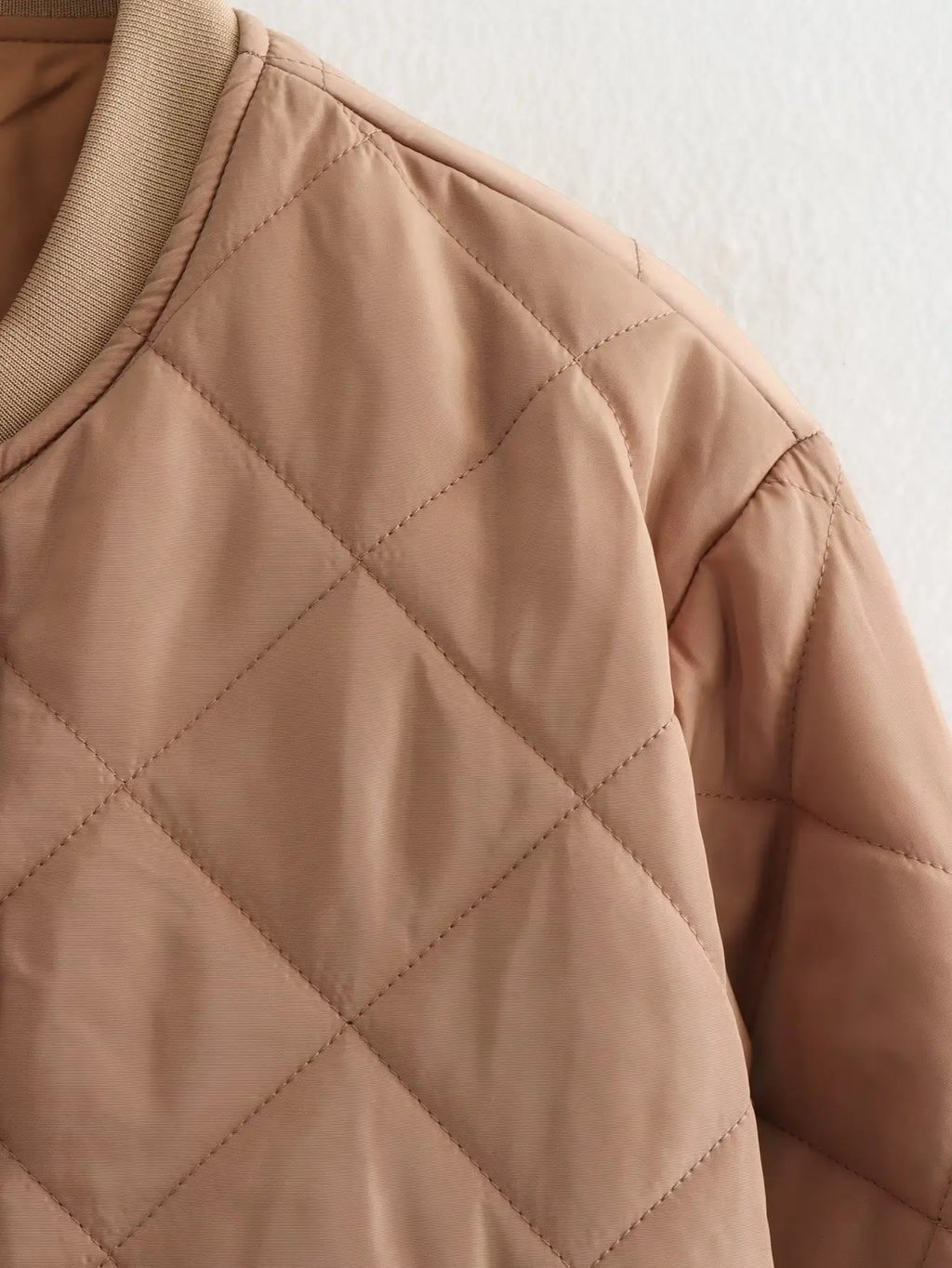 Women's Quilted Bomber Jacket