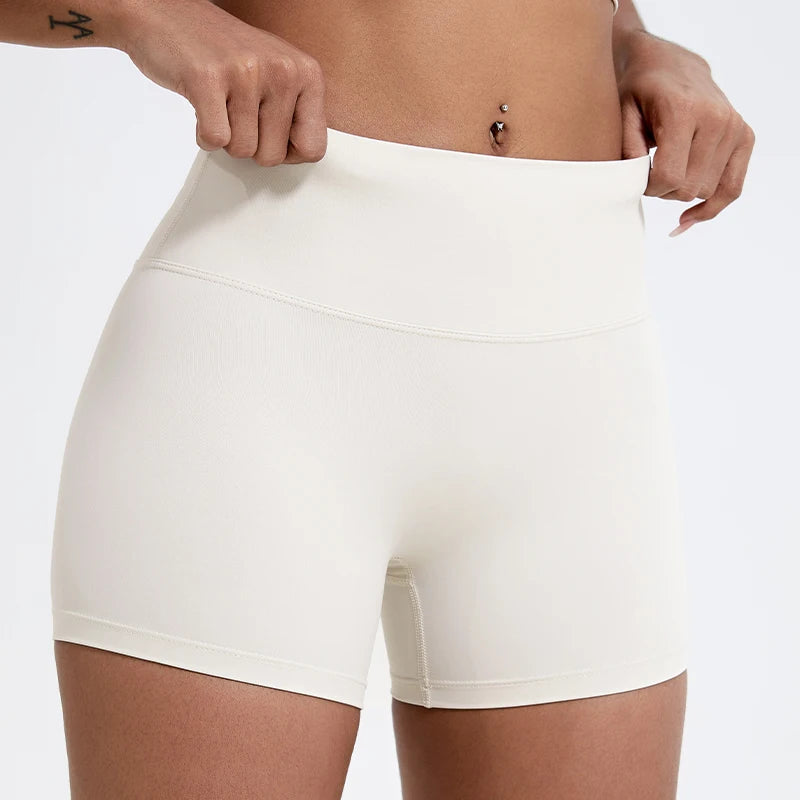 Women's Summer High Waist Buttock Lift Cycling and Workout Shorts