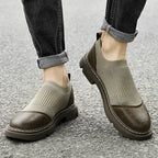 Men's Breathable Mesh Slip-On Sneakers Brown